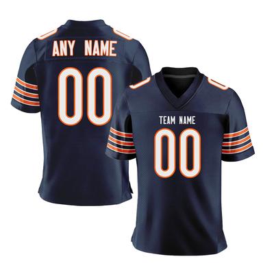 Custom American Football Jersey White Personalized Football Shirt with Printed Team Name Number Football Fans Gift for Adult Kid