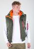 Зимняя куртка Alpha Industries Hooded MA-1 Vest (178132) sage green
