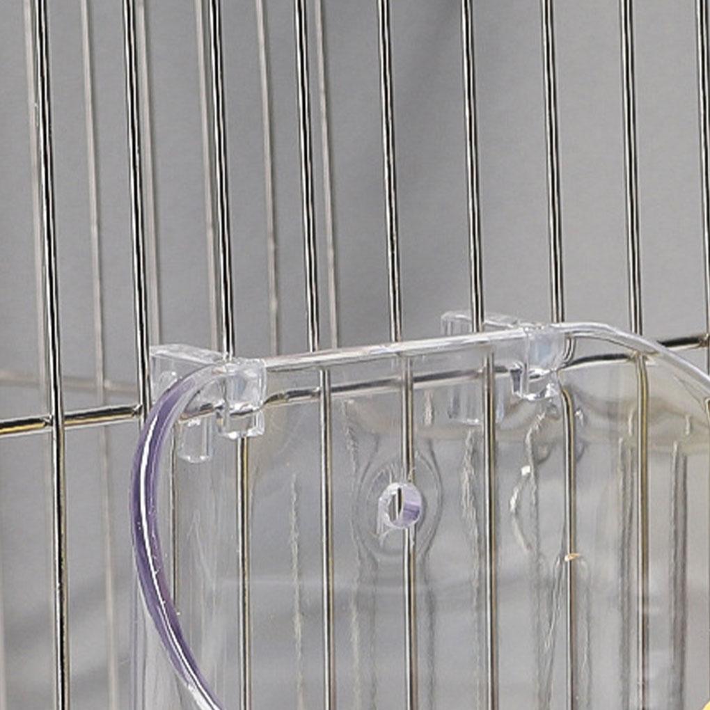 Bird Feeder Outdoor Easy-to And Convenient For Parrots Easy To Clean PP Bird Cage Parrot Bird Bath Bowl Bird Baths, Blue