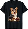 New Corgi Dog Football Sports Team Animal Shirt Made In the USA Size S To XL