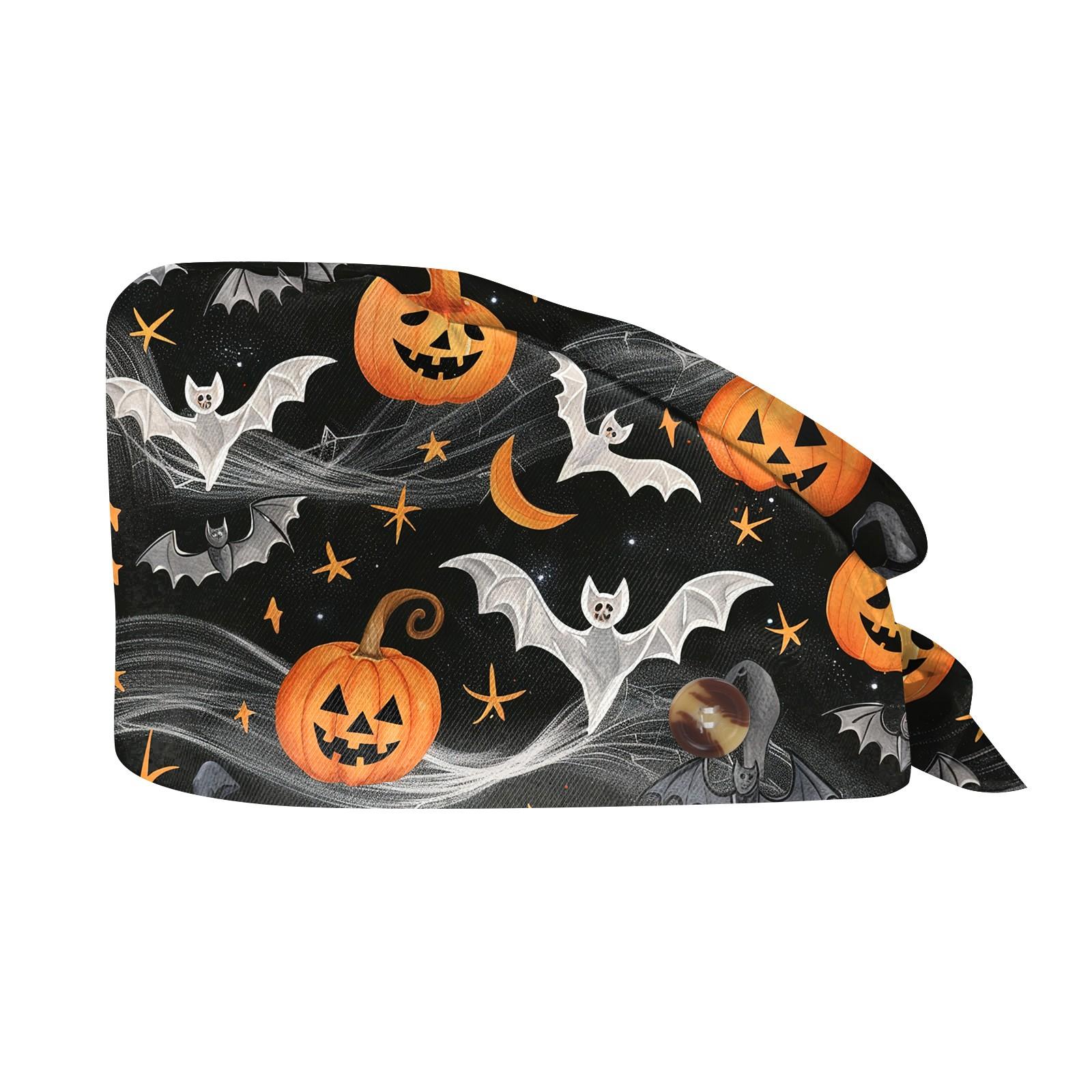 

Модная шляпа для работы на Хэллоуин с принтом Повседневная кепка с сумкой One Size