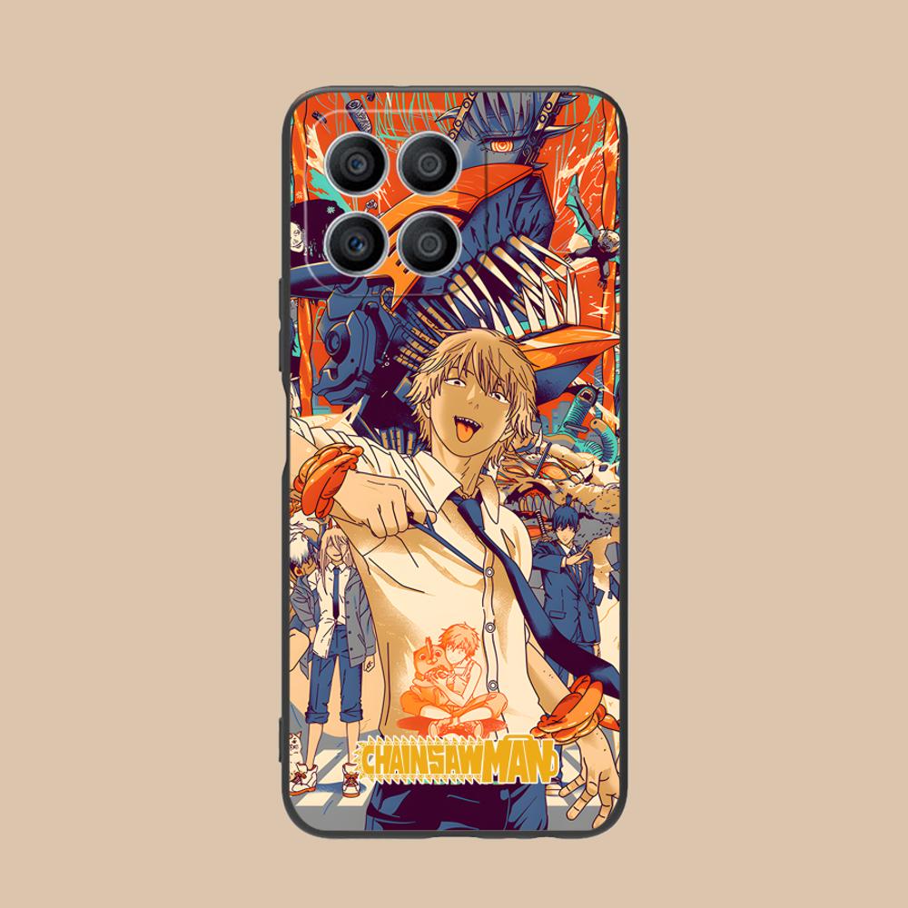 Kettensägenmann Handyhülle für Honor 90 80 70 60 50 30 20 10 9 8 7 Pro S SE Lite 5G Farbdruckhülle Luxushülle