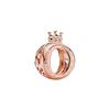 Pandora Roségold Krone Buchstabe O Anhänger Kupfer Silberlegierung Halskette/Anhänger Damen Stil 787401