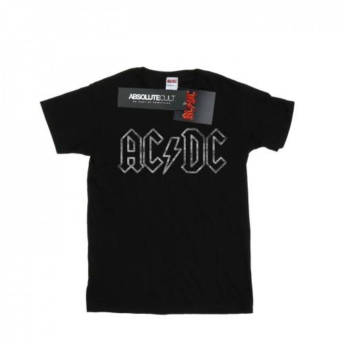 AC/DC Womens/Ladies Jagged Logo Cotton Boyfriend T-Shirt