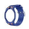 Dreifarbiger integrierter Silikon-Uhrenarmband-Mod-Kit mit Faltschließe Kompatibel mit Swatch X Royal Pop Uhrenzubehör