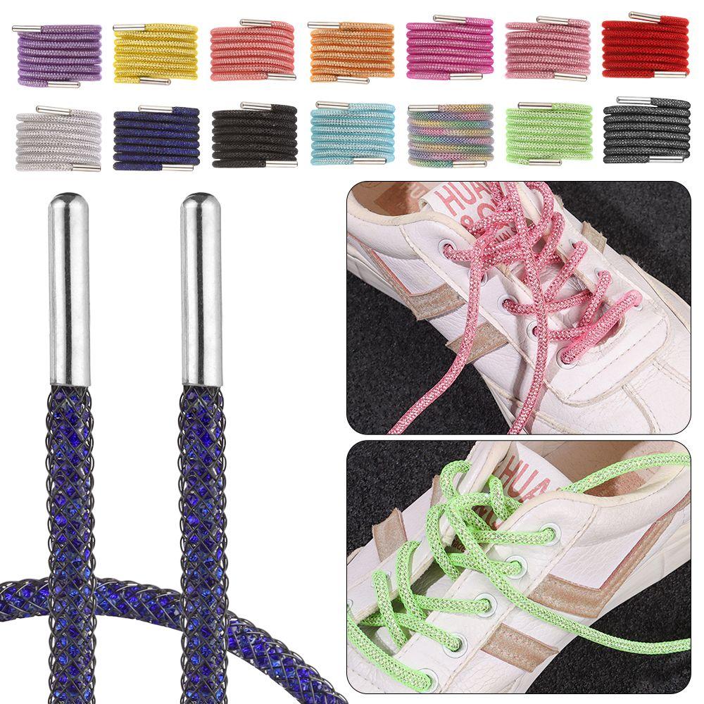 1PC Luxury Accessories With Wrap Net Drawstring Diamond Shoe Laces Bright Strings Sneakers Laces Rhinestone ShoeLaces