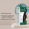Biotique Herbcolor Ammoniakfreie Haarfarbe 50g + 110ml, Naturschwarz 1N, 9 Bio-Kräuterextrakte, Grauabdeckung, 26 Wäschen