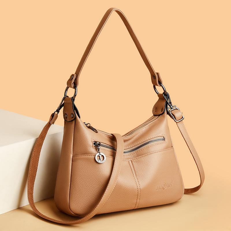 Japanese Style PU Leather Messenger Bag for Women Student Tote Shoulder Crossbody Bag Ladies Handbag