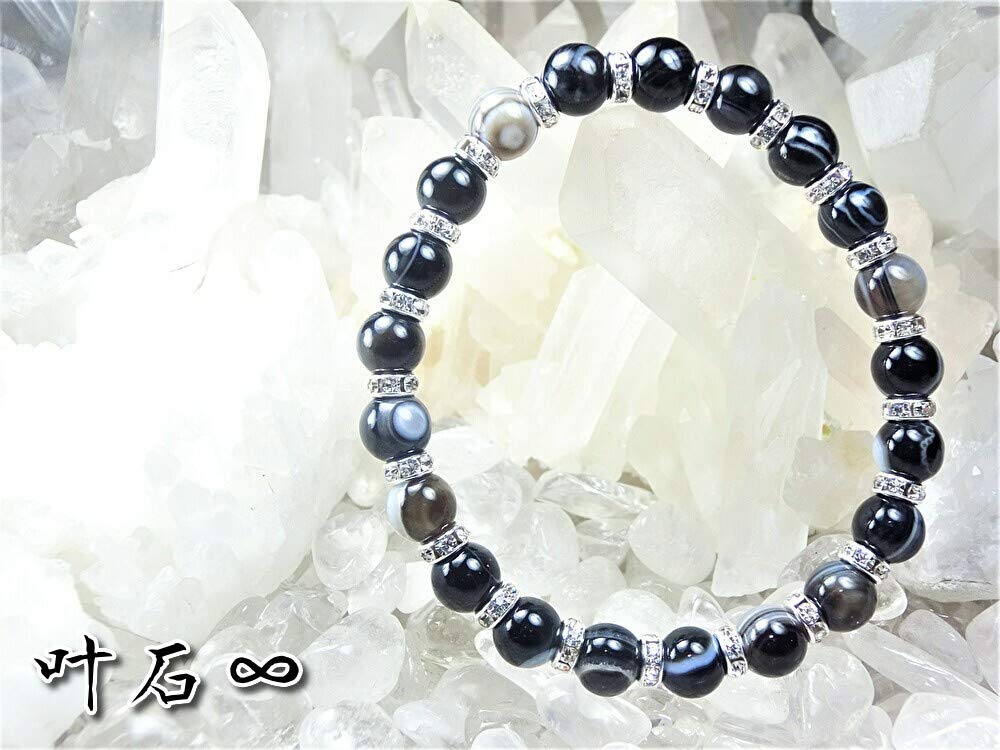Kanaishi for warding off evil and fulfilling your 8mm Tibetan Eye Power Stone Eye AAA Purifying 17cm [Amulet wishes!] Bracelet, "God's Bracelet"