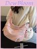 Nylon Satchel Bag For Women With Zipper Closure And Mobile Pocket For Daily Use