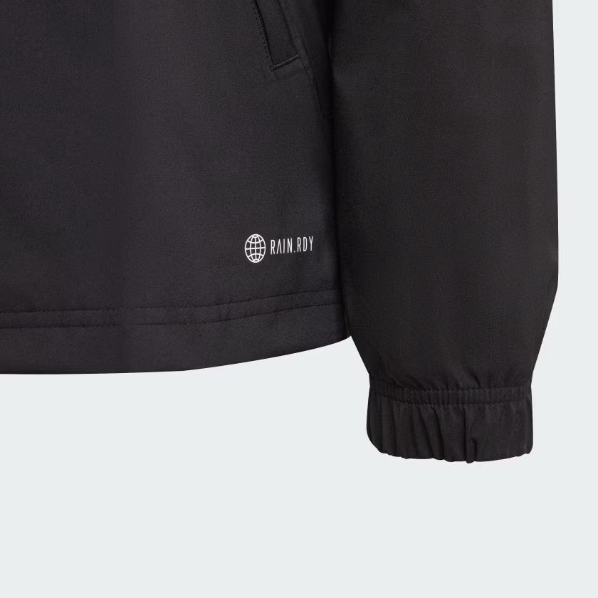 adidas RBFA Kurtka Przeciwdeszczowa Piłkarska Damska Kurtki Czarna HT7113