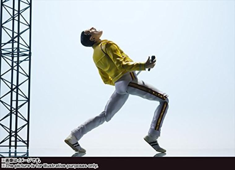 TAMASHII NATIONS Freddie Approximately PVC ABS Painted Action Figure S.H.Figuarts Mercury, 140mm, &