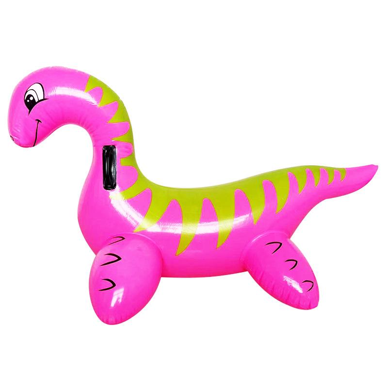 

Детское надувное крепление в виде динозавра, детская игрушка для игр в воду, надувной плавающий плот из ПВХ с ручкой 135*75*80CM