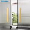 Gold Sliding Door Handle Silver Narrow Frame Handle Easy Install Bathroom Handle  Shower Room