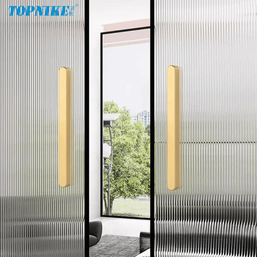 Gold Sliding Door Handle Silver Narrow Frame Handle Easy Install Bathroom Handle  Shower Room