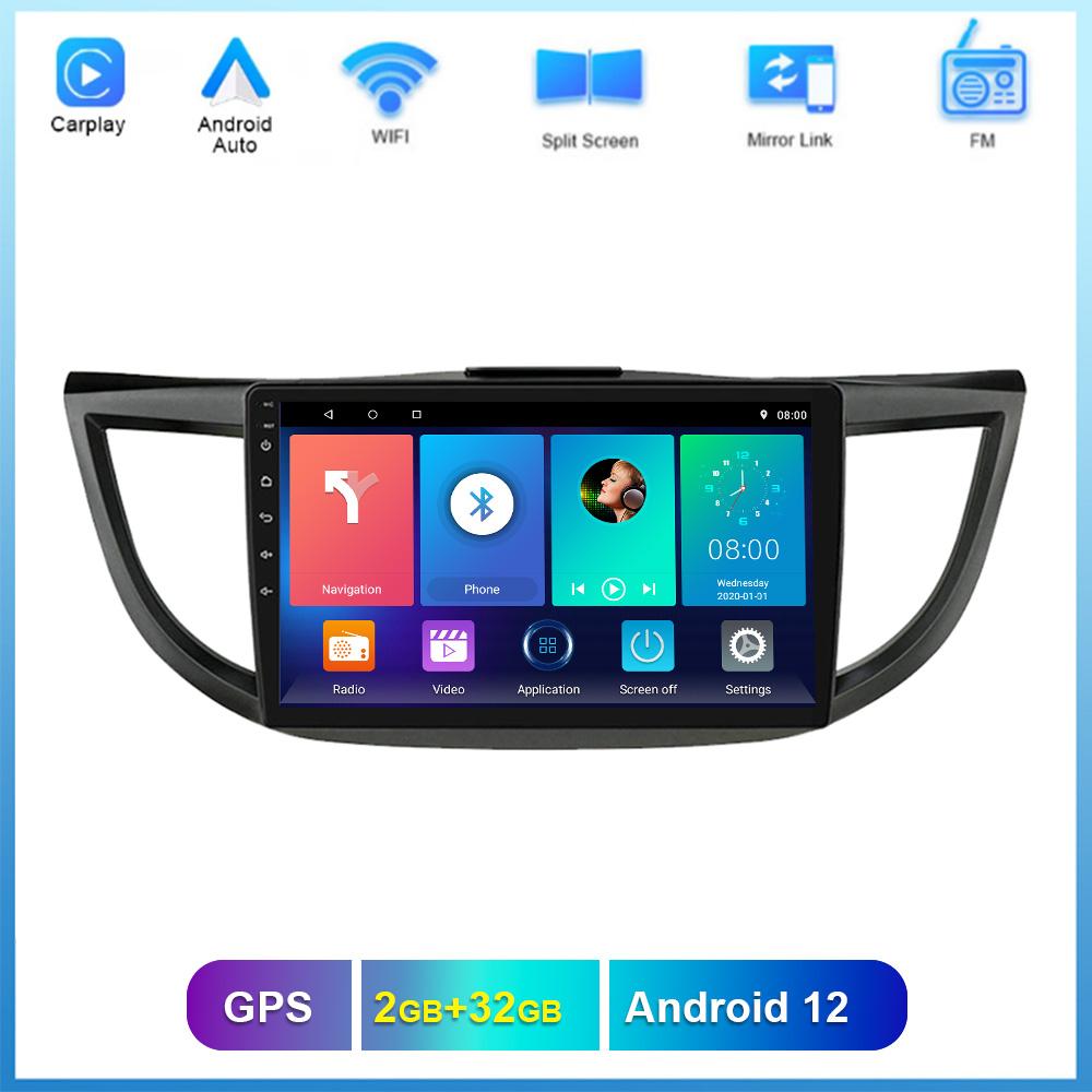 Reakosound Car Multimedia Video Player 2 Din Car Radio For Honda CRV 2012-2015 Android Navigation GPS Carplay Auto Stereo Audio
