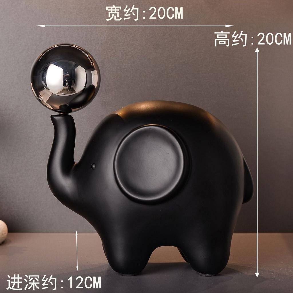Minimally Artistic Sculptur black electroplated gold ball resin arch Figurines Creative Art Ornaments Desktop Decoration Crafts