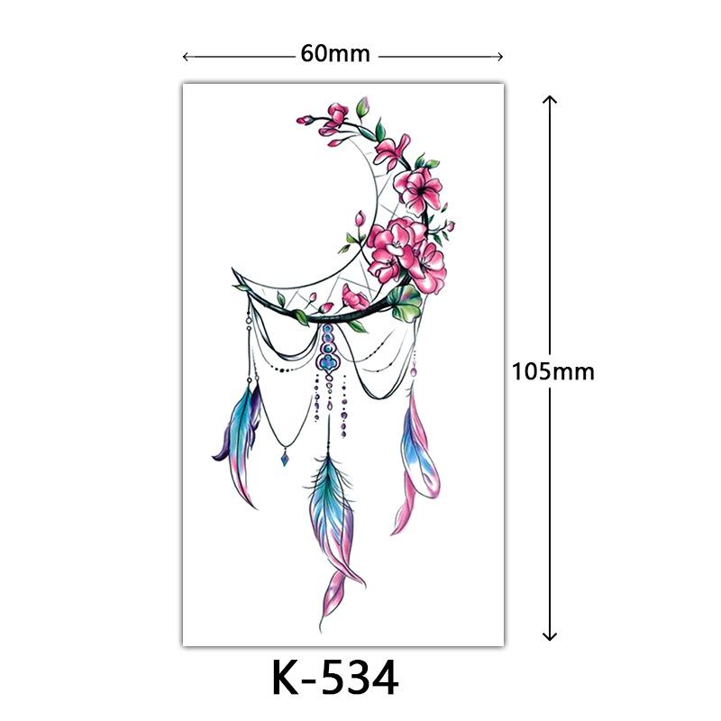 Small Fresh Tattoo Sticker, English, Alphabet Flower Butterfly Sketch Line, Waterproof Tattoo Sticker Tattoo