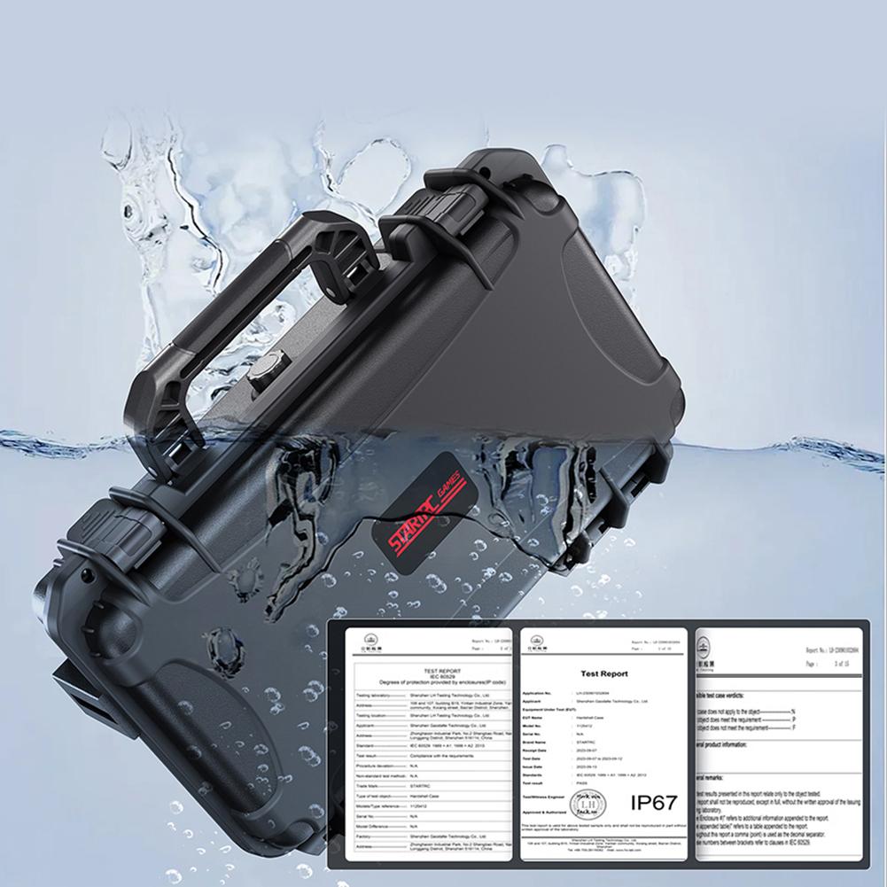 Handheld Game Console Carrying Bag with Handle for PlayStation Portal Travel Protective Case Hard Carrying Case for PS5 Portal