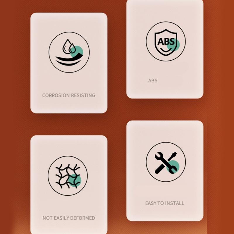 Clamshell Vent for Boat Yacht Marine Cable Vent Cover with Screws Easy Installation Clam Shell Vent Cover White/Black