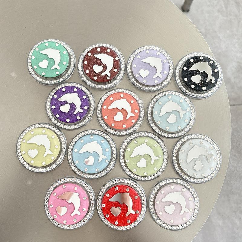 Retractable Desktop Phone, Airbag Holder, Dolphin Love Mirror, Creative Rhinestone Magnetic Suction Ring, Luxury Ring.