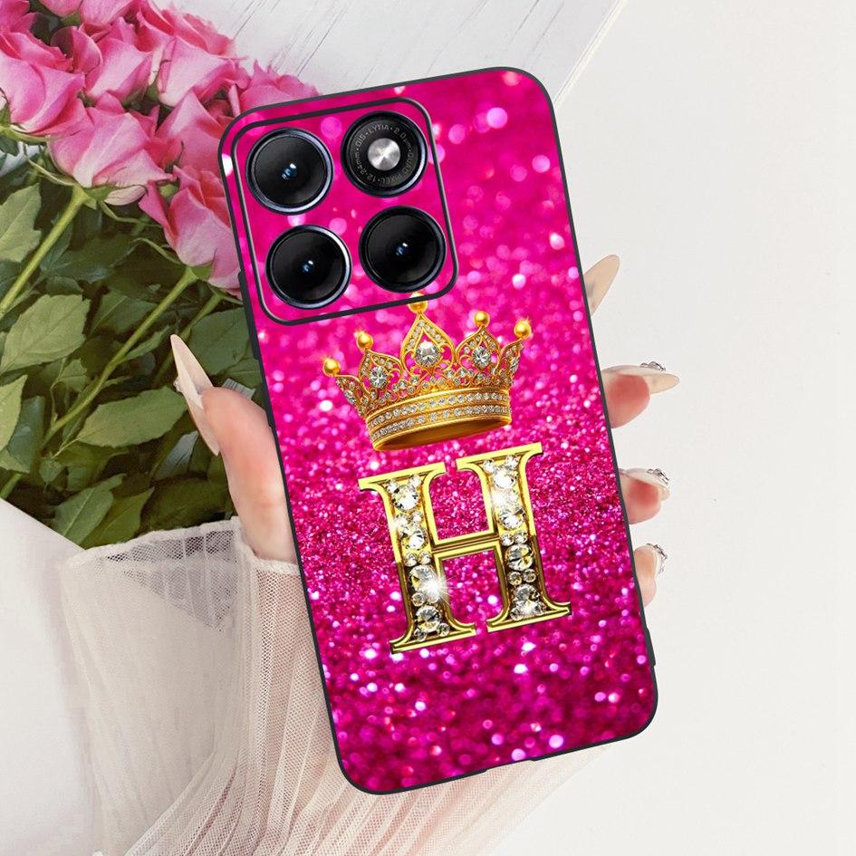 For Motorola Edge 70 Fusion 2026 Case XT2605-1 XT2605-2 Luxury Crown Letters Soft Silicone Cover For Moto Edge 70 Fusion+ Bumper