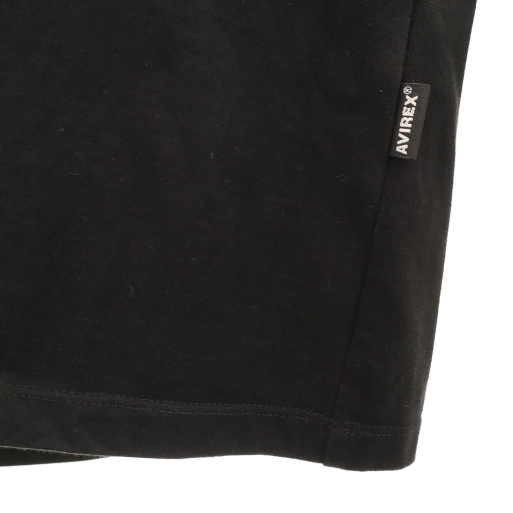 AVIREX Long Sleeve T-shirt XL Black Ron T Men's Used