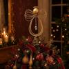 Sparkling Angel Tree Topper Reusable Xmas Tree Top Ornament  Party Decoration
