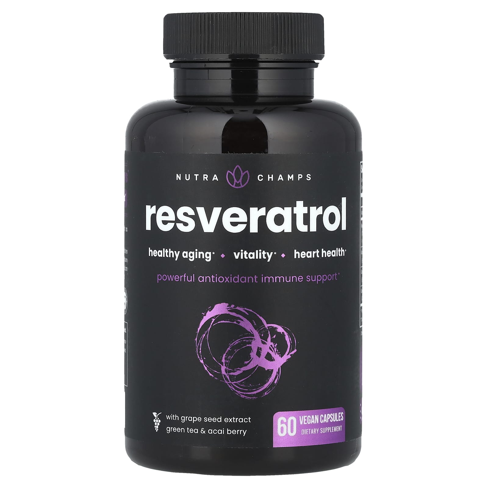 

Resveratrol, 60 Vegetable Capsules