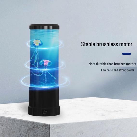 USB LED Jellyfish Lamp: Color-Changing Night Light for Atmosphere and Silent Desktop Décor