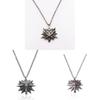 Medicine Man Metal Redeyed Wolf Pendant Necklace For Men With Animal Design And Gothic Style
