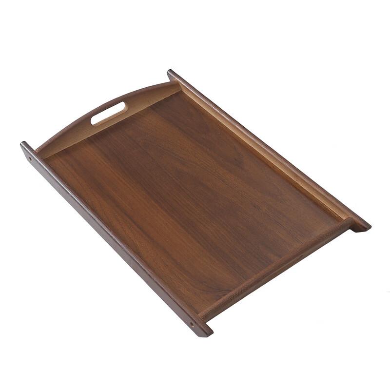 ZISIZ Rechteckige Bambus-Abtropf-Servierplatte