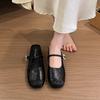 Fashion bag head half slippers women's summer new outer wear with skirt shoes with Mary Jane sandals