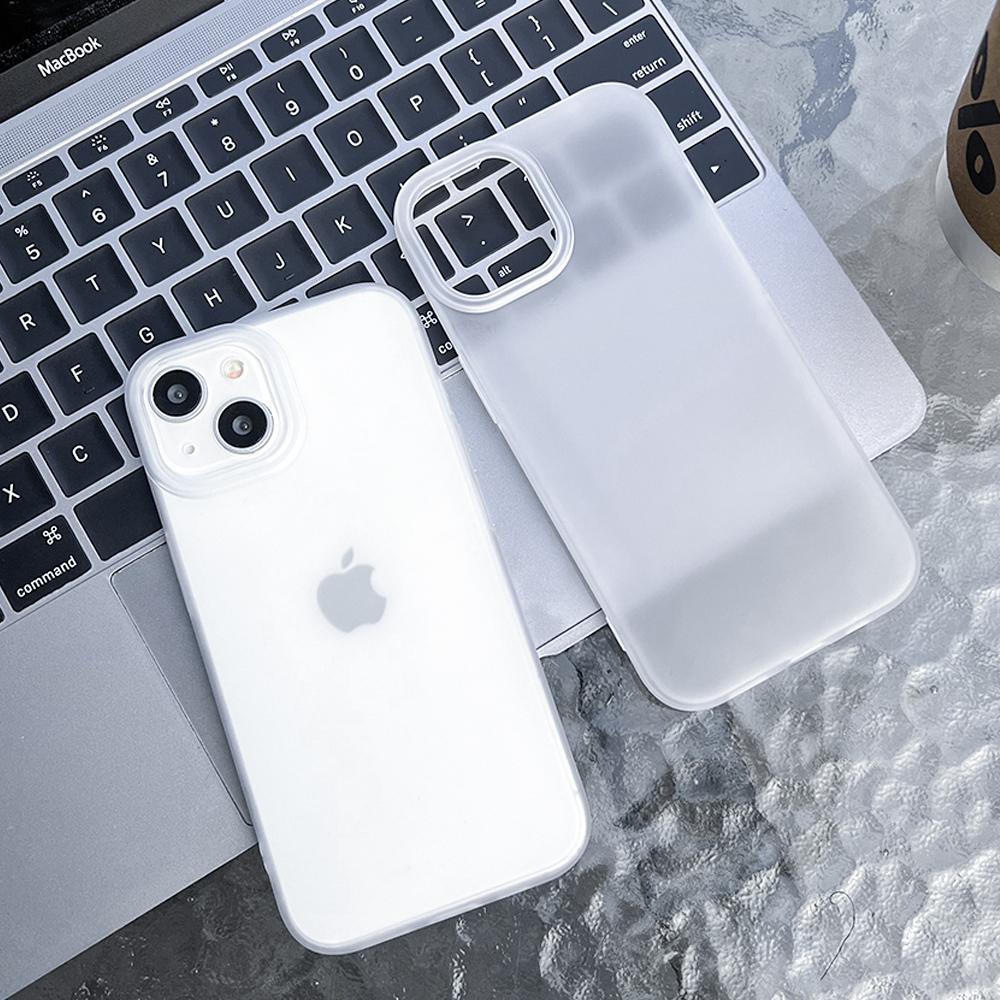 Soft TPU Matte Phone Case for iPhone 16 Cases iPhone 11 13 15 Pro Max 14 Plus 12 Mini 13pro 15pro 16pro Transparent Fundas Cover