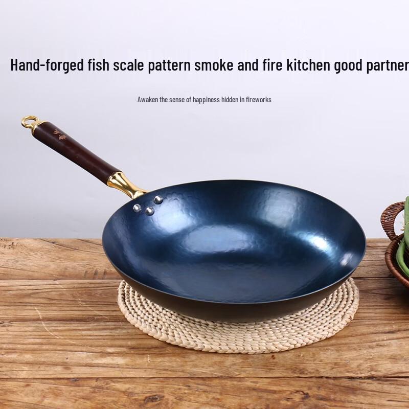 Wutuo Zhangqiu Hand-Forged Iron Wok