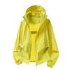 Outdoor lightweight sports hooded charging sunscreen clothing jacket women's light and breathable anti-splashing sunscreen clothing