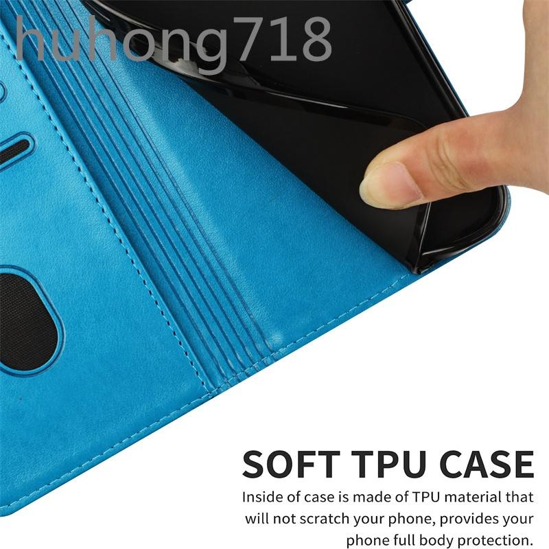For ZTE Blade V40 V41 V50 V60 Smart V70 Design Vita Max 4G 5G Case Leather Wallet Flip Casing with Card Holder Cover