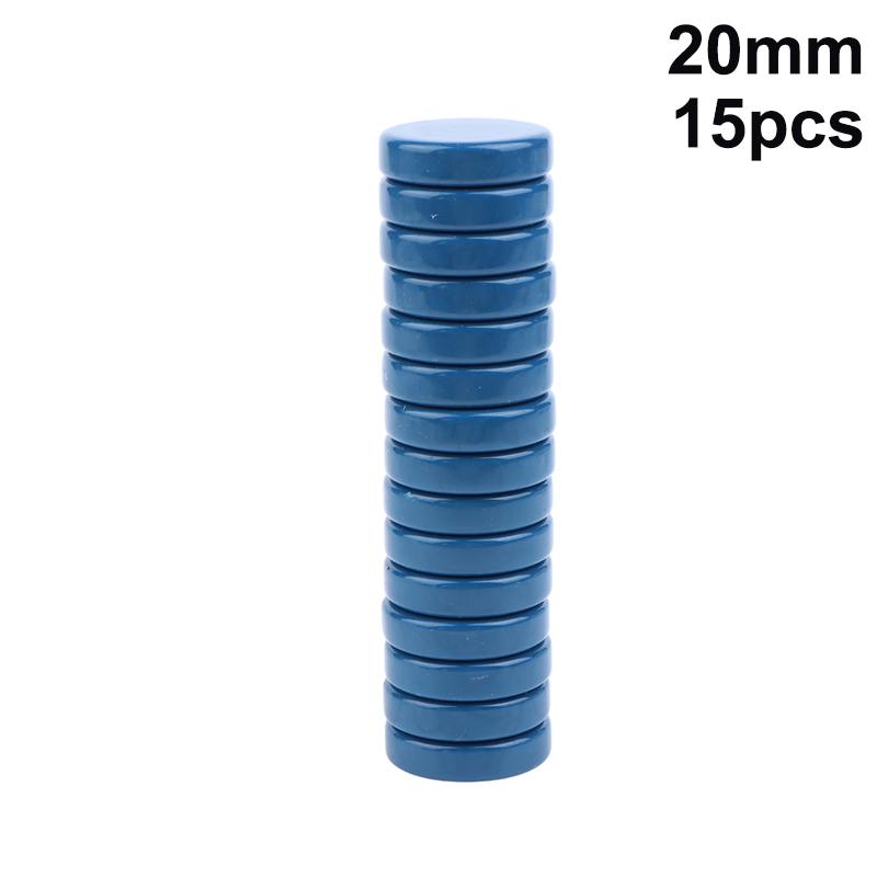 15Pcs Western Chess Draughts Set 20MM 27MM 32MM Multi Color Plastic Checkers for Educational Home Use Parties