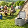 10L Plastic Portable Toilet - Grey