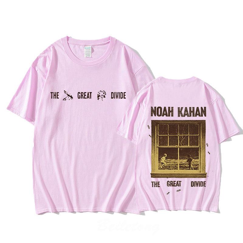Noah Kahan T-Shirt 100% Cotton Short Sleeve Round Neck Tees Women Men Casual Fashion Tees Graphic Printing Tops Summer