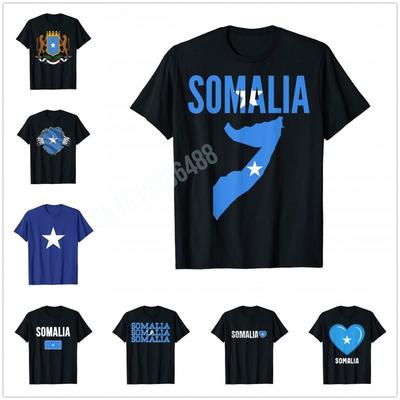 Men Women T Shirt More Design Somali Gift Somalia Country Map Flag TShirt Tops 100 Cotton  Tees