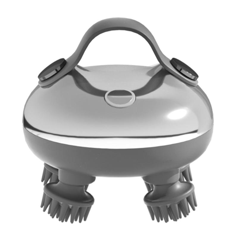 Electric Scalp Massager Rechargeable Head Massager Scalp Stress Relax Waterproof Handheld Hair Scalp Scratcher B Durable NONE