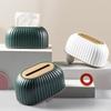Striped Tissue Box Countertops Toilet Paper Holder Disposable Paper Storage Box Napkin Storage Box Homes Decoration