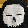 Knit Balaclava Face Mask Funny Ski Mask Stretchy Winter Warm Headcover Horror Skull Beanie Hat for Halloween Party Props