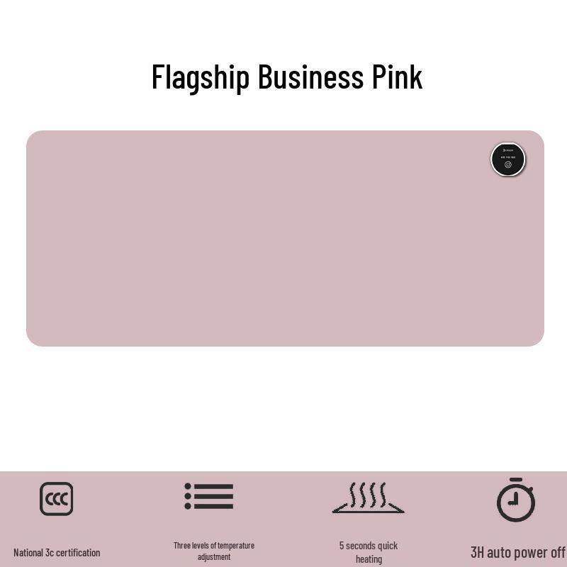 Heated Extra-Large Mouse Pad with Hand Warmer - Office & Student Desk Accessory