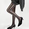 New Women Sexy Lace Mesh Fishnet Retro Pantyhose Thigh High Geometric Long Stocking Woman Personality Hosiery