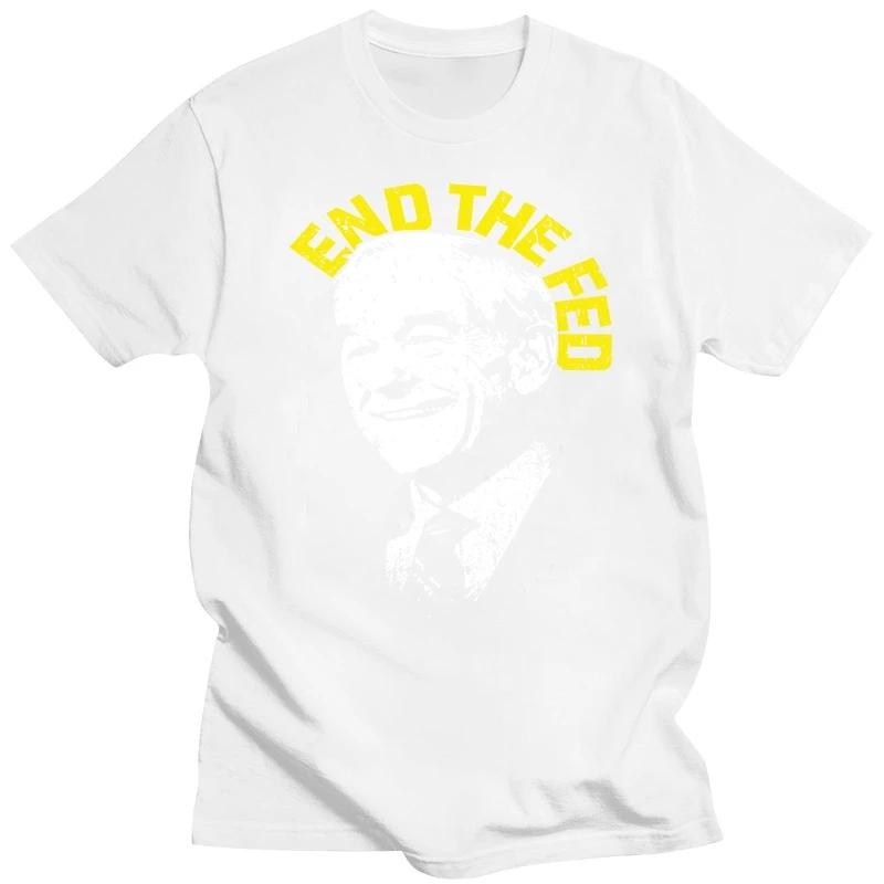 

all sizes S 5XL men s Black White Immortal faces band poster Official Being Libertarian Dr. Ron Paul End The Fed Men s T-Shirt 4XL