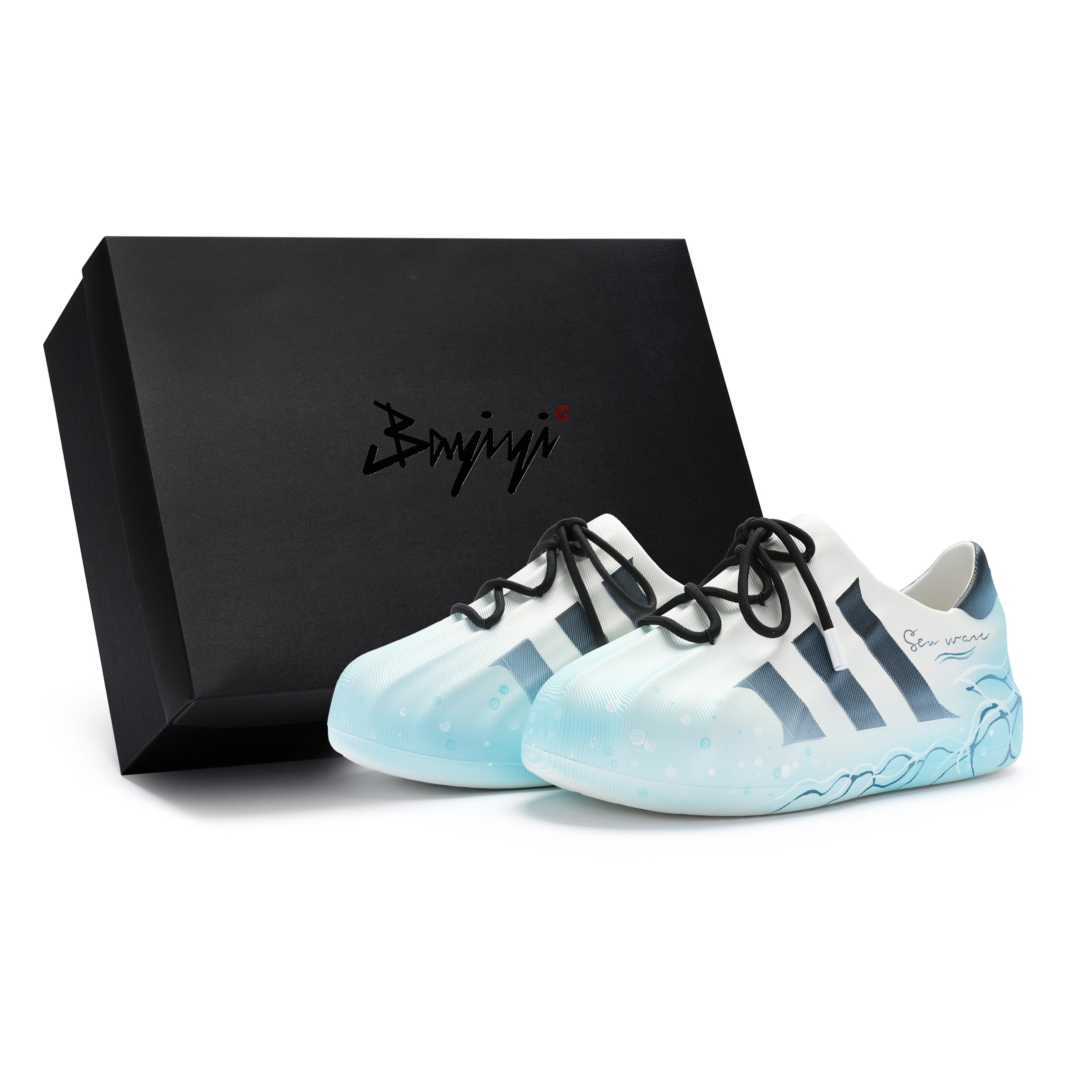 

Adidas Originals AdiFOM Cushioning Low top Casual Shoes Unisex Black White Blue HQ8750(Team80-S-BOX) 37⅓