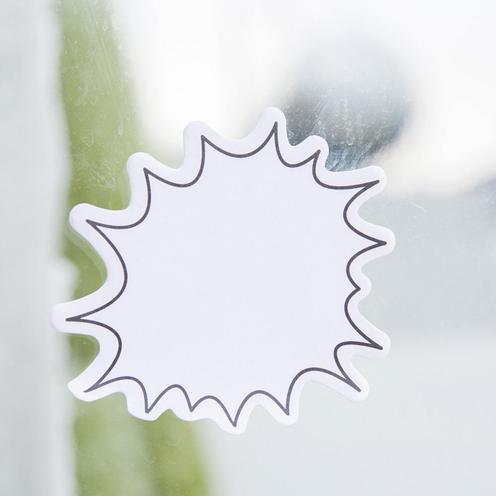 1 Piece Cute Kawaii Dialog Sticky Notes Creative Notepad Memo Pads Office School Supplies Stationery Stickers Adhesive