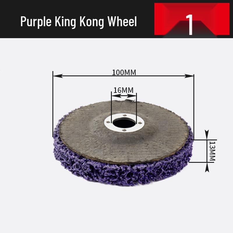 Mansha Rui Black King Kong Grinding Disc for Metal, Rust & Paint Removal, Blue Orchid Purple